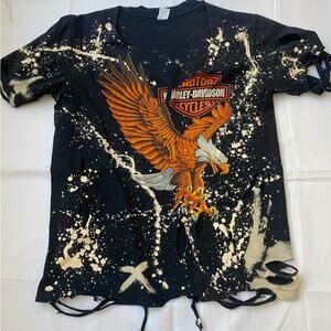Harley Davidson distressed t shirt